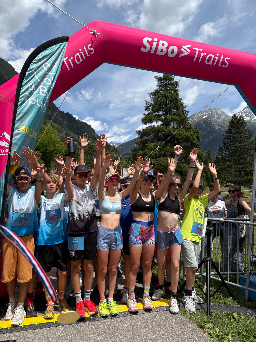 Trail de Bozel départ